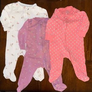 2/$20 Carter's Footies Set, 6-9 months
